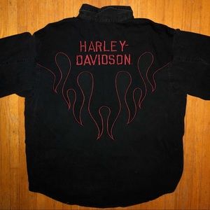 Harley Davidson denim shirt